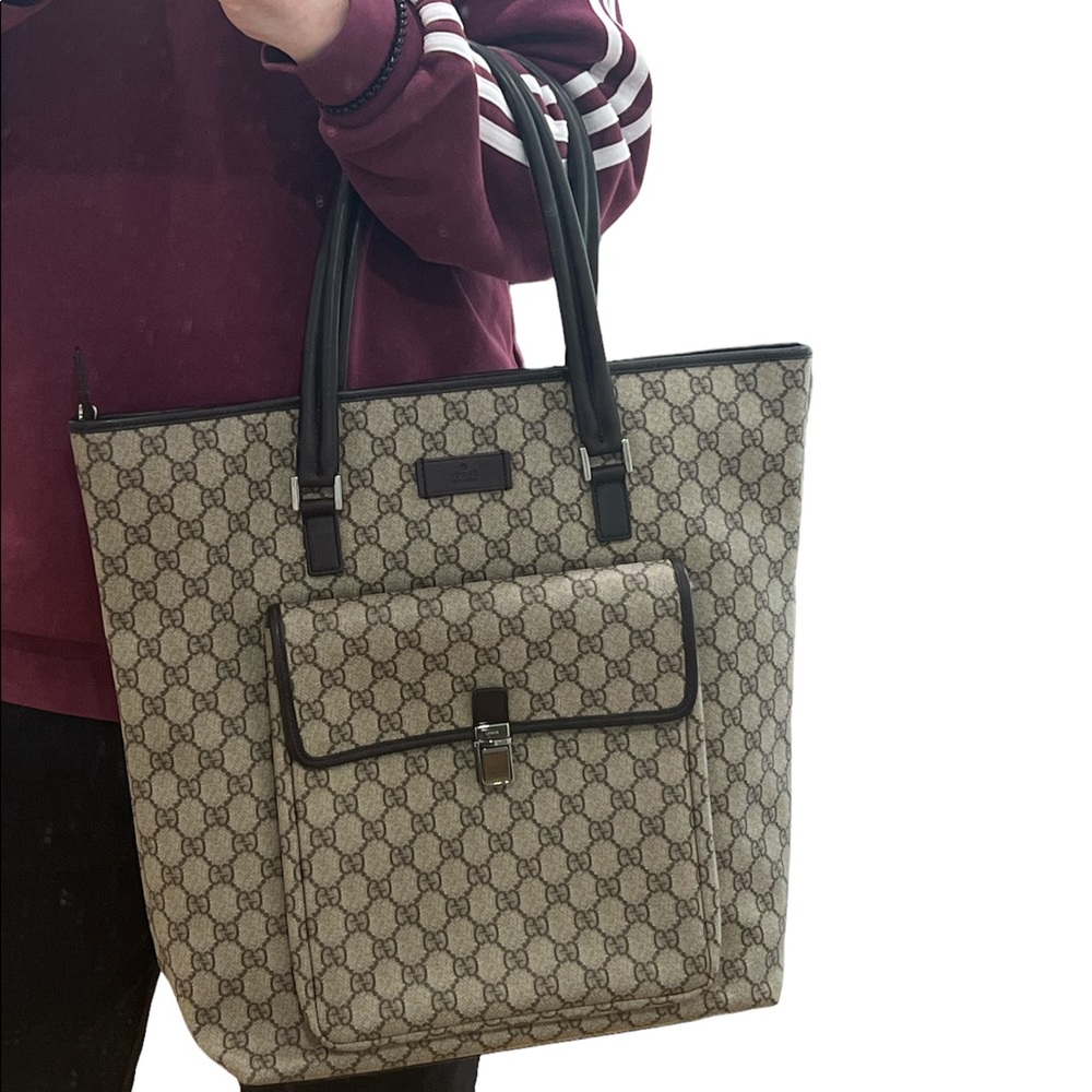 Vintage Gucci Large Monogram Tote